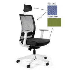 Biroja krēsls ANGGUN, balts-Ergostock