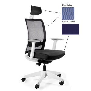 Biroja krēsls ANGGUN, balts-Ergostock