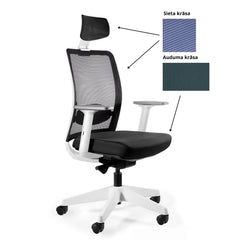 Biroja krēsls ANGGUN, balts-Ergostock