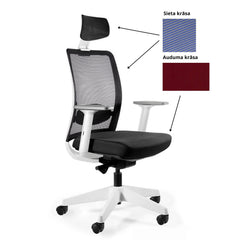 Biroja krēsls ANGGUN, balts-Ergostock