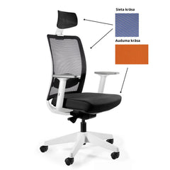 Biroja krēsls ANGGUN, balts-Ergostock