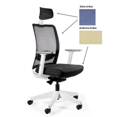 Biroja krēsls ANGGUN, balts-Ergostock