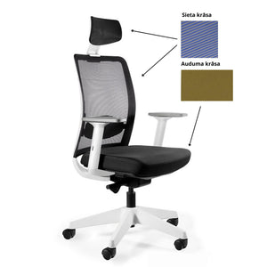 Biroja krēsls ANGGUN, balts-Ergostock