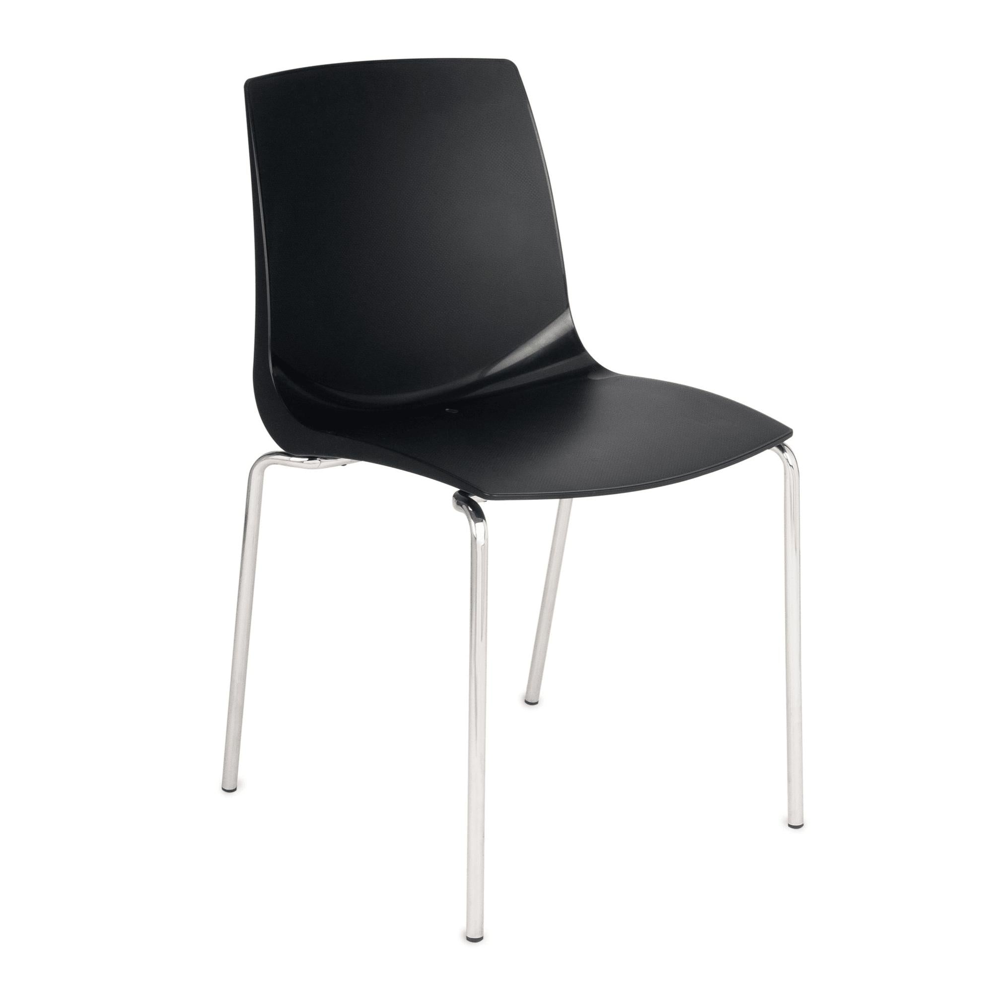 Apmeklētāju krēsls Ari Chrome - Ergostock.lv