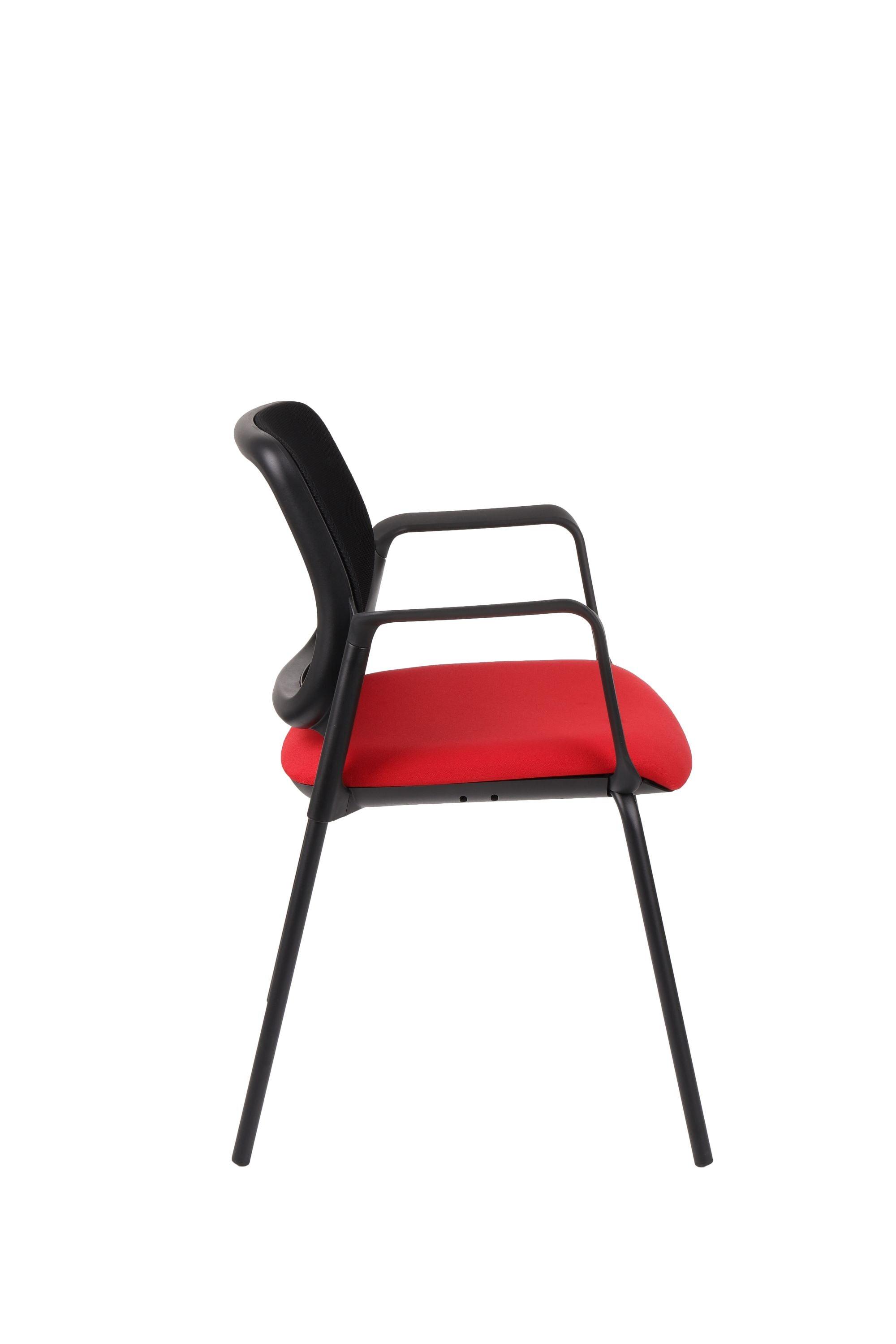 Apmeklētāju krēsls Aspen 4L BS Arm Black Note-Ergostock