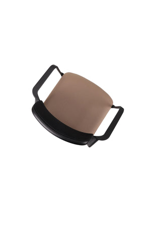 Apmeklētāju krēsls Aspen V BS Arm Black Bondai - Ergostock.lv