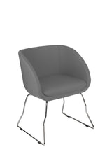 Apmeklētāju krēsls Jula V Chrome Note-Ergostock