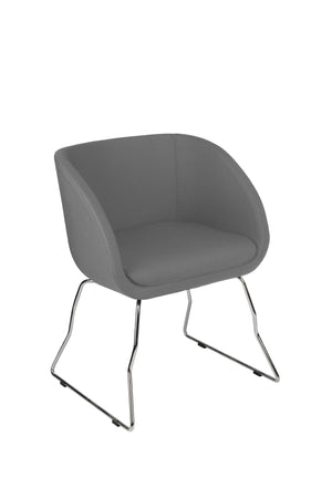 Apmeklētāju krēsls Jula V Chrome Note-Ergostock