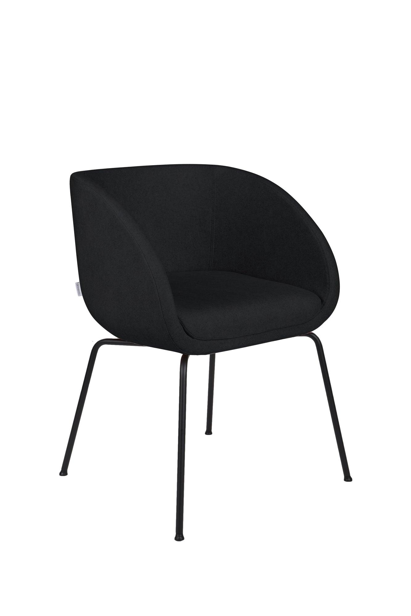 Apmeklētāju krēsls Jula4L Black Strong-Ergostock