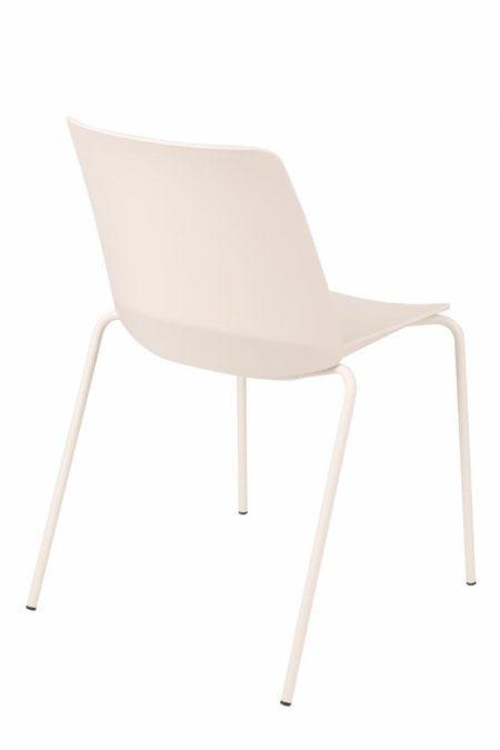 Apmeklētāju krēsls Oslo 4L ar polsterētu sēdvietu-Ergostock