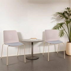 Apmeklētāju krēsls Oslo 4L ar polsterētu sēdvietu-Ergostock