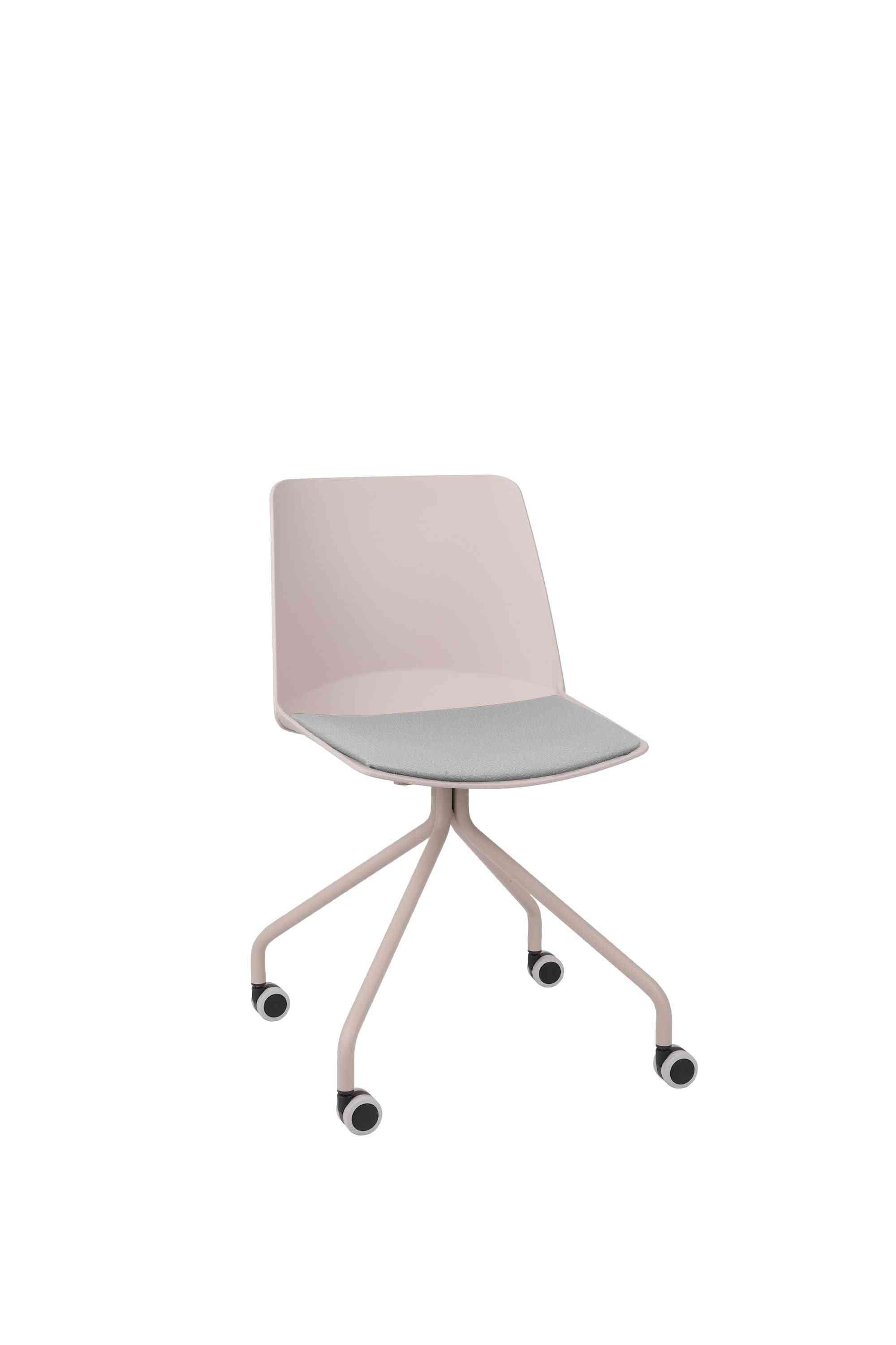 Apmeklētāju krēsls Oslo Cross Roll ar polsterētu sēdvietu Note - Ergostock.lv