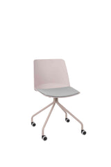 Apmeklētāju krēsls Oslo Cross Roll ar polsterētu sēdvietu Note - Ergostock.lv