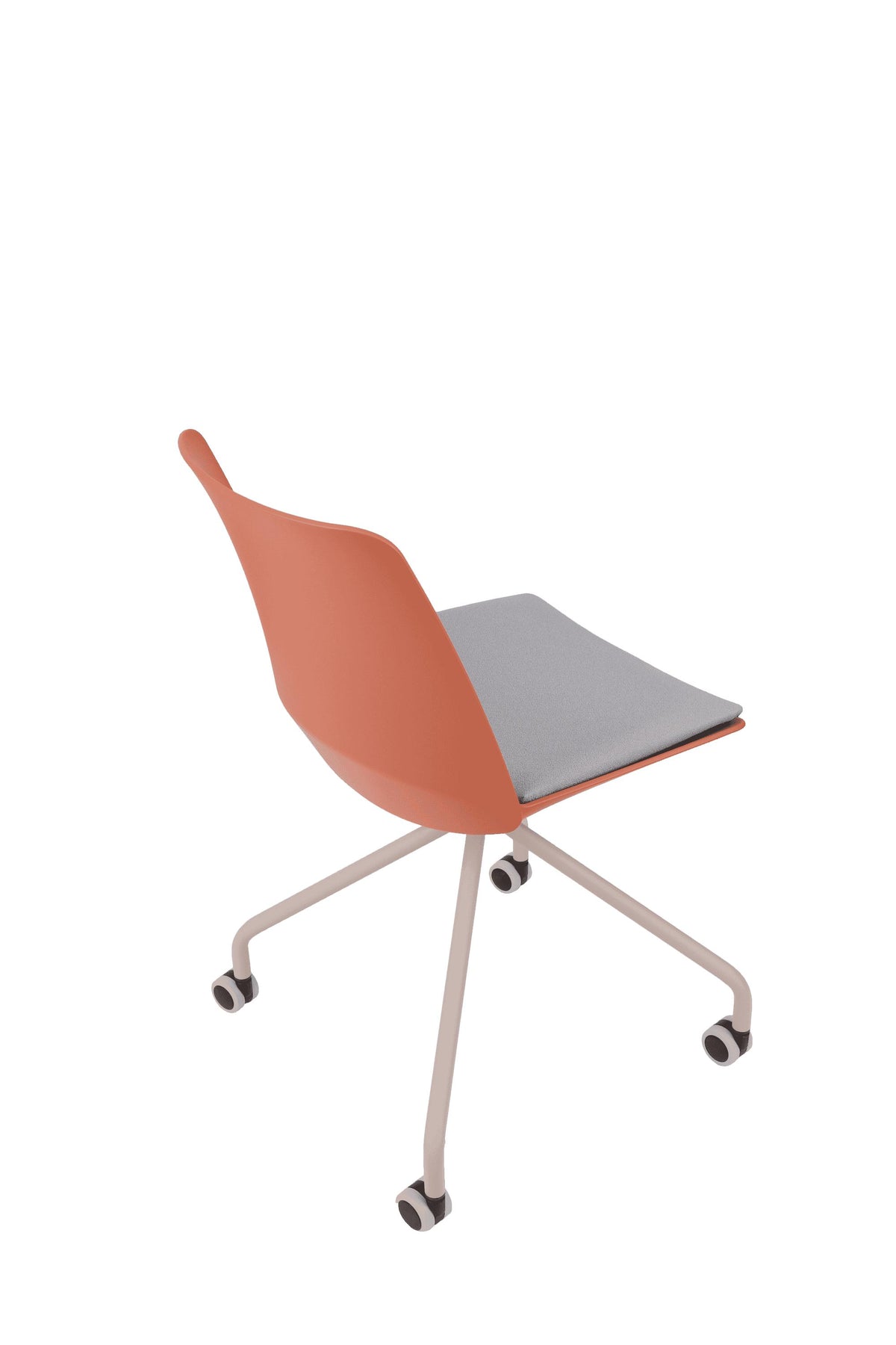 Apmeklētāju krēsls Oslo Cross Roll ar polsterētu sēdvietu Note - Ergostock.lv