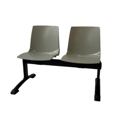 Apmeklētāju rindu krēsls ARI Two Grey OUTLET - Ergostock.lv