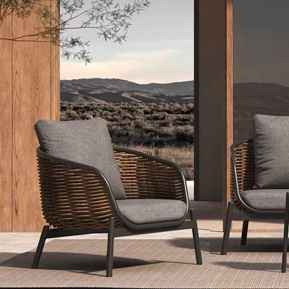 Āra mēbeļu komplekts Snapty Garden Borneo, stūra dīvāns, krēsls un 2 galdiņi-Ergostock