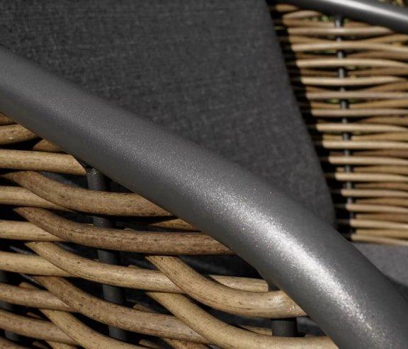 Āra mēbeļu komplekts Snapty Garden Borneo, stūra dīvāns, krēsls un 2 galdiņi-Ergostock