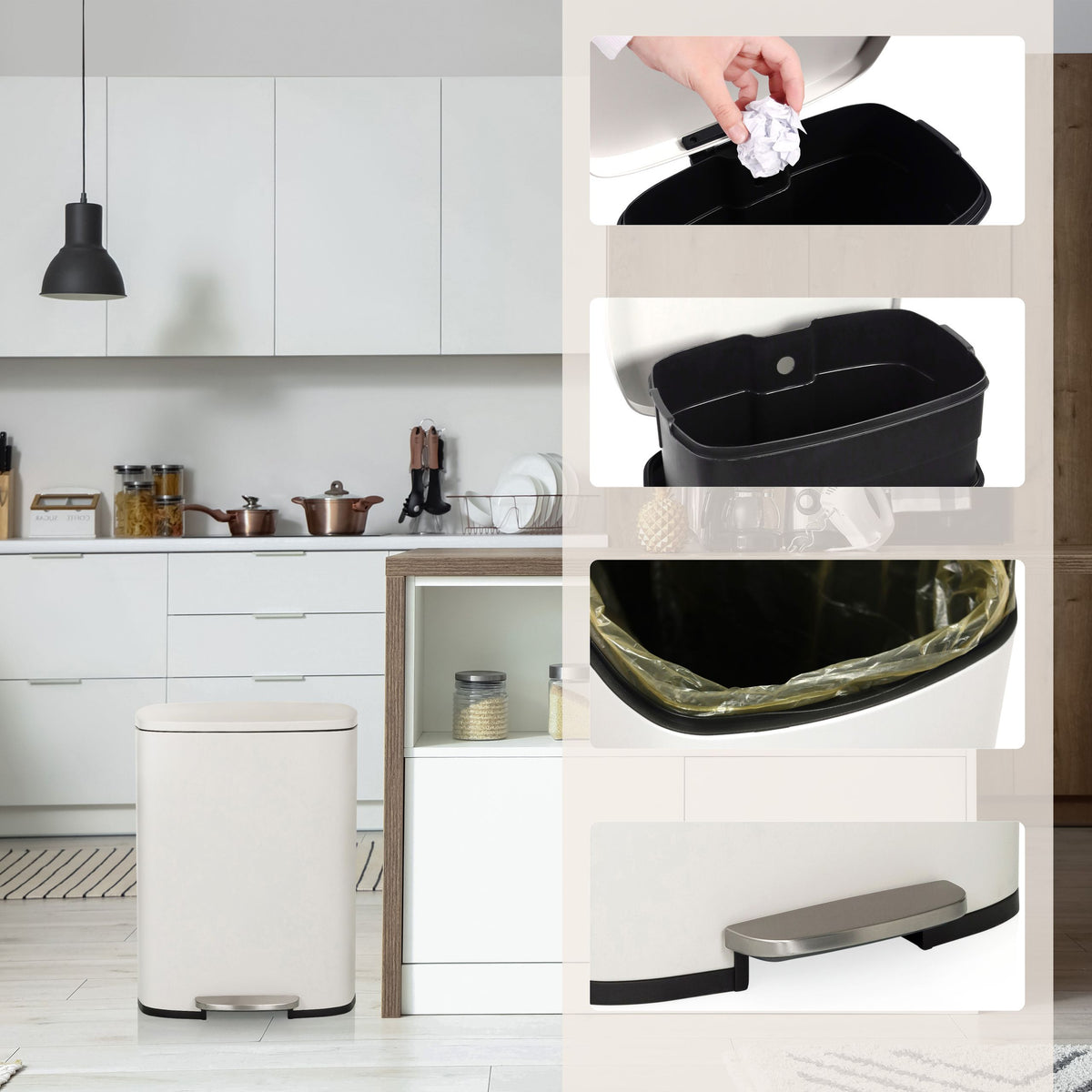 Atkritumu tvertne CLEAN 50 L