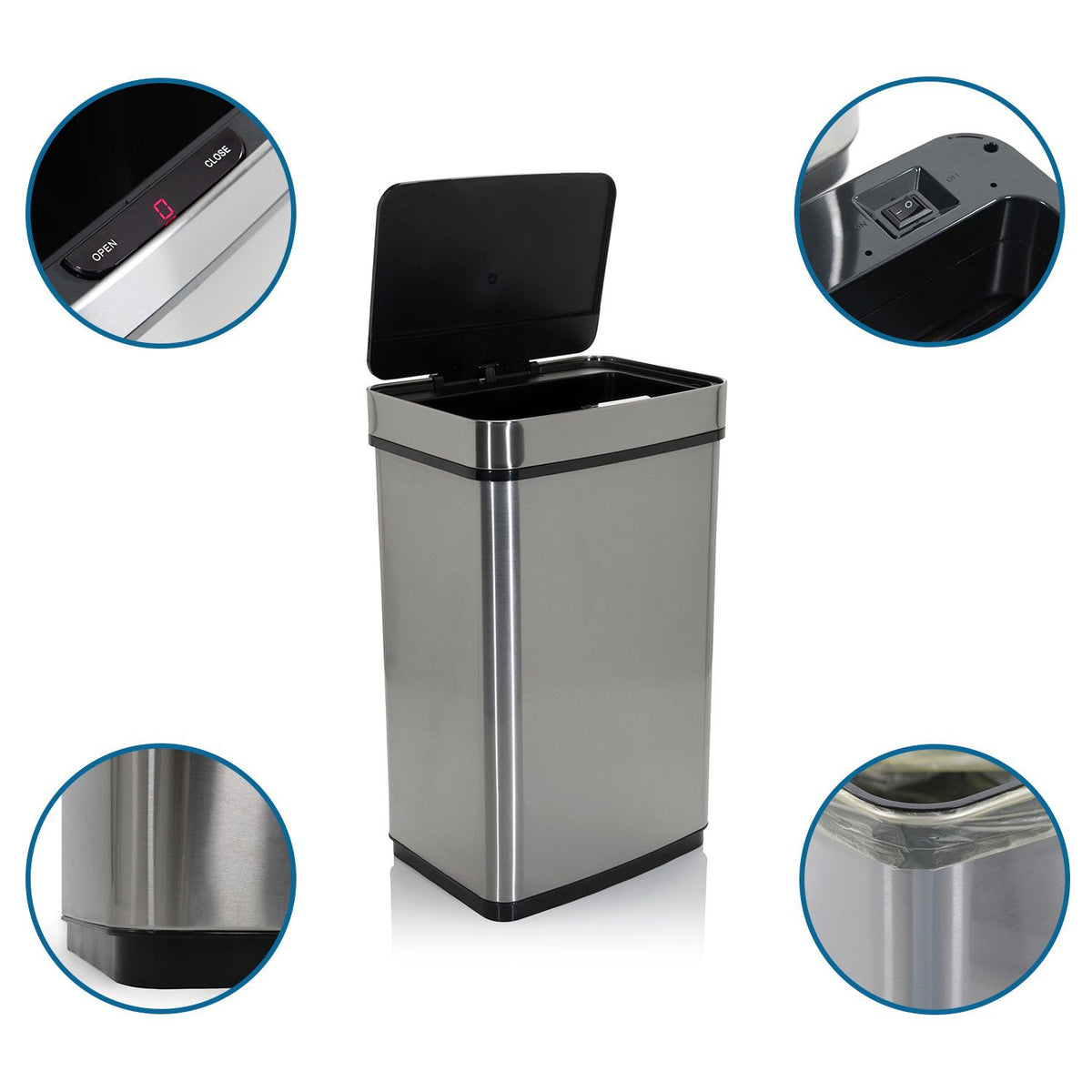 Atkritumu tvertne CLEAN 60 L, ar sensoru