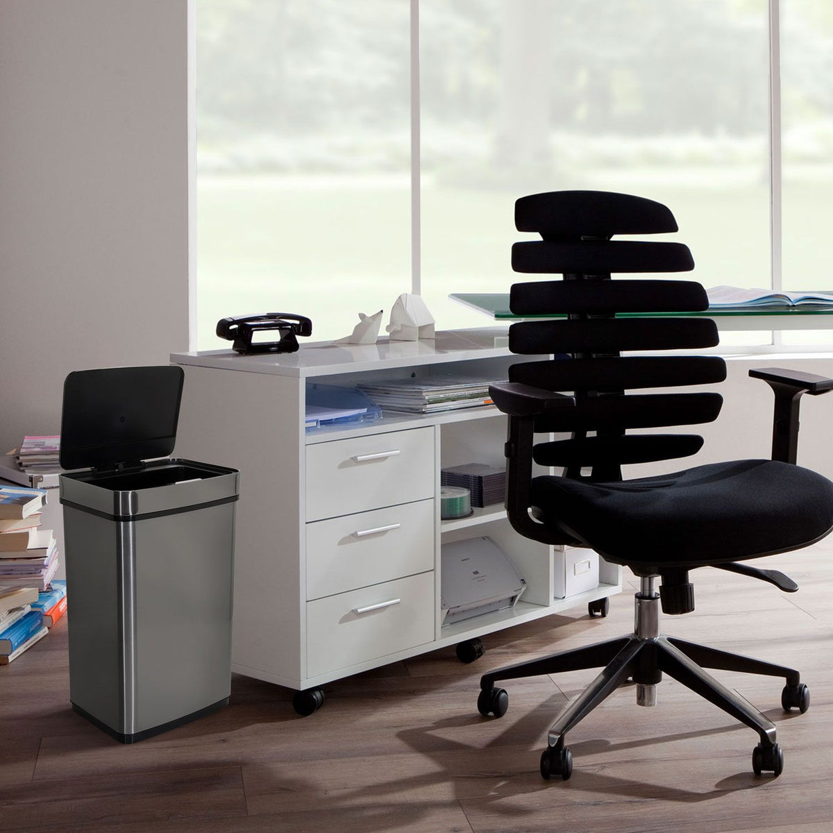 Atkritumu tvertne CLEAN 60 L, ar sensoru