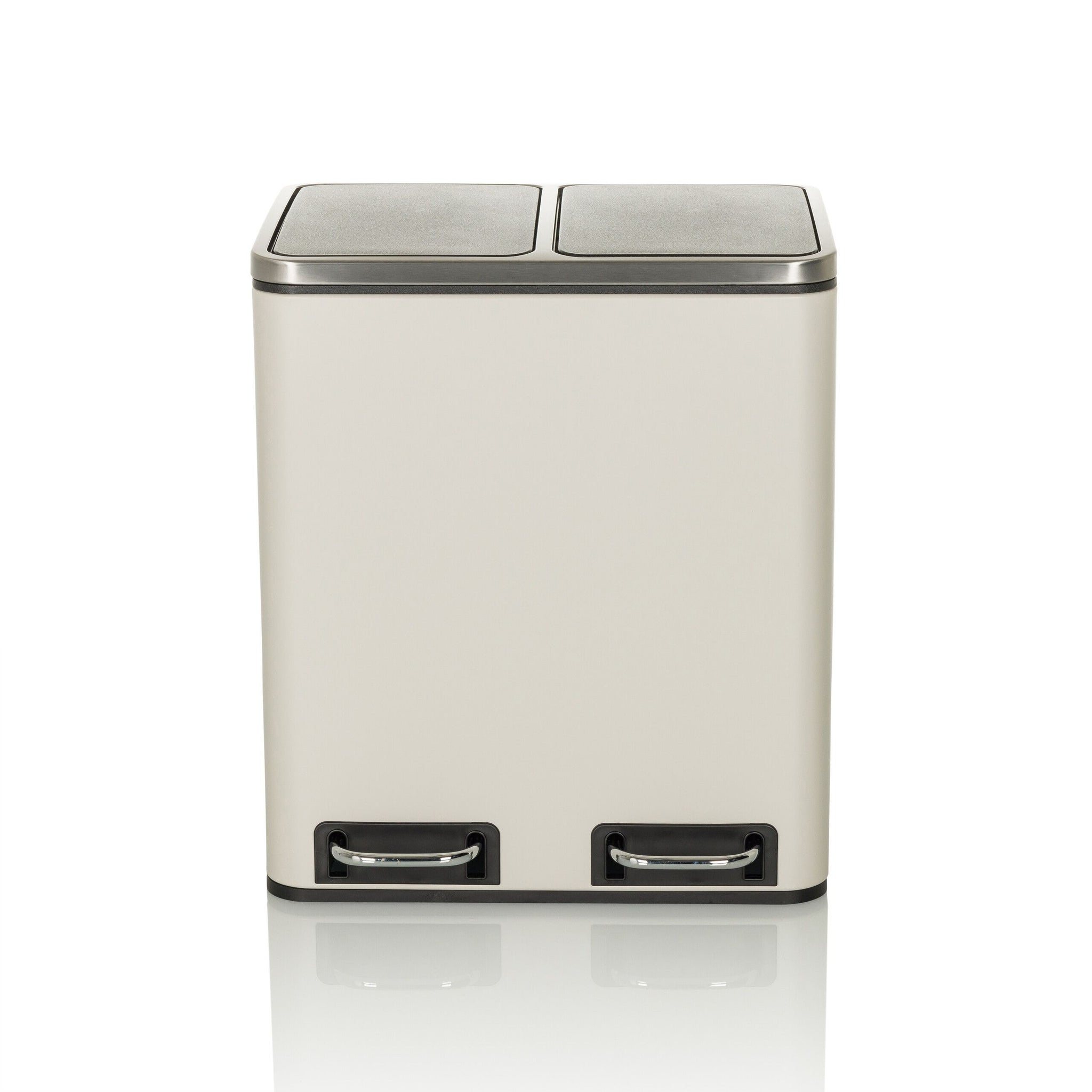 Atkritumu tvertne CLEAN Beige 2 x 15 L