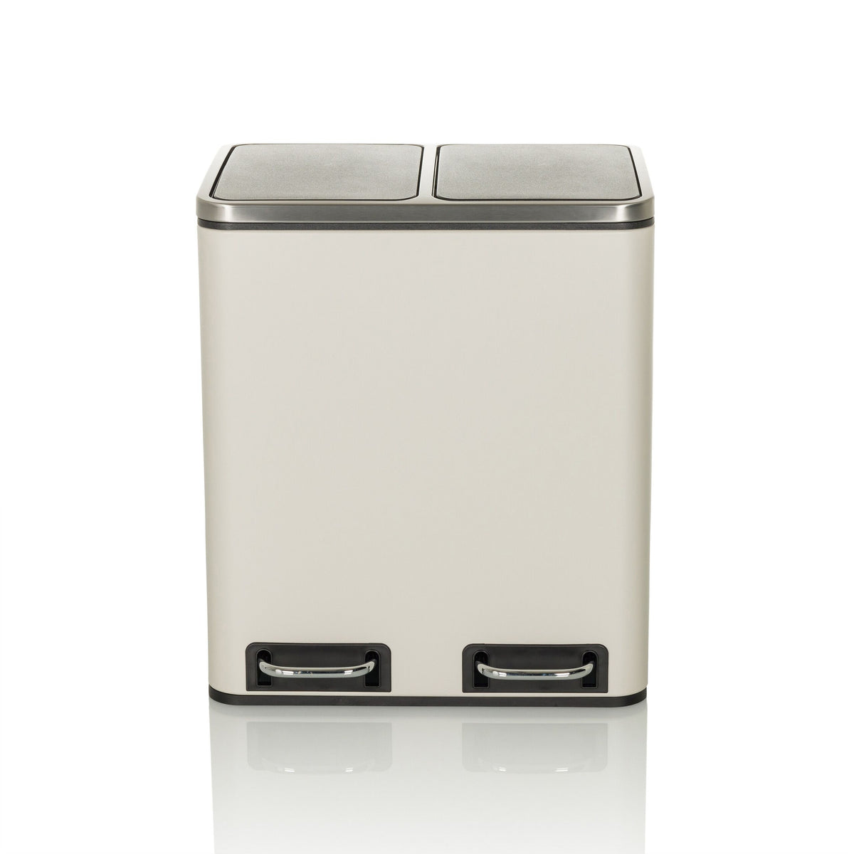 Atkritumu tvertne CLEAN Beige 2 x 15 L
