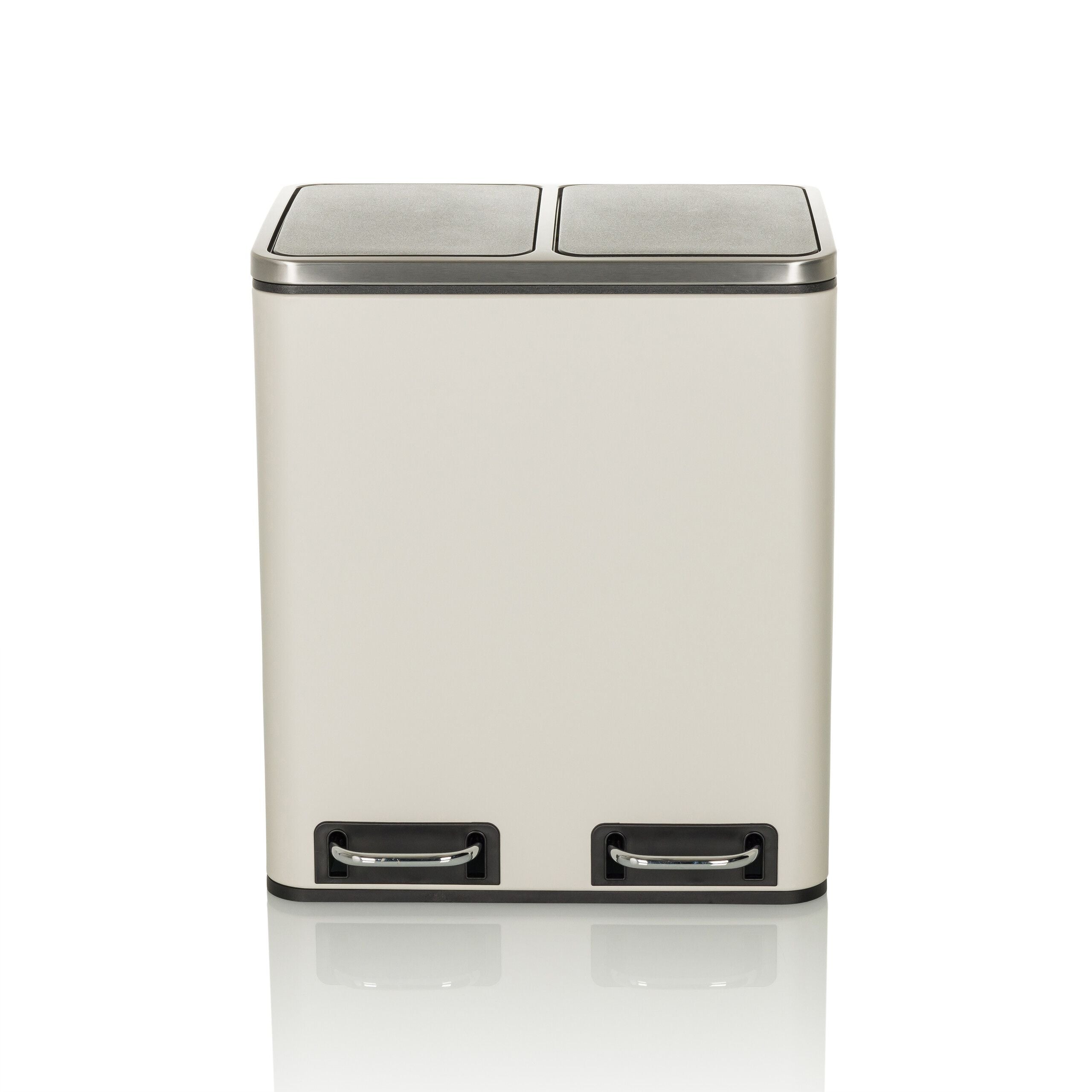 Atkritumu tvertne CLEAN Beige 2 x 15 L