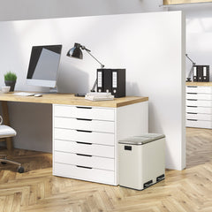 Atkritumu tvertne CLEAN Beige 2 x 15 L