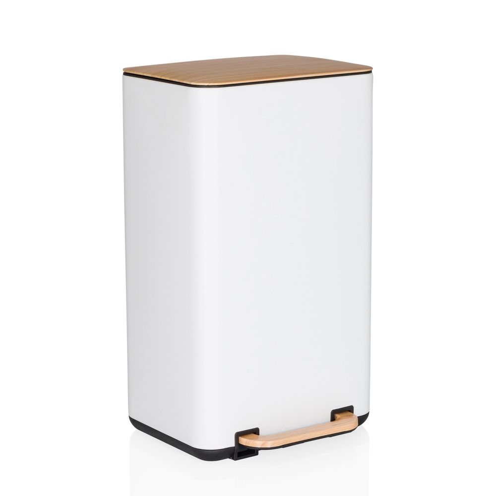 Atkritumu tvertne CLEAN NATURA White 30 L