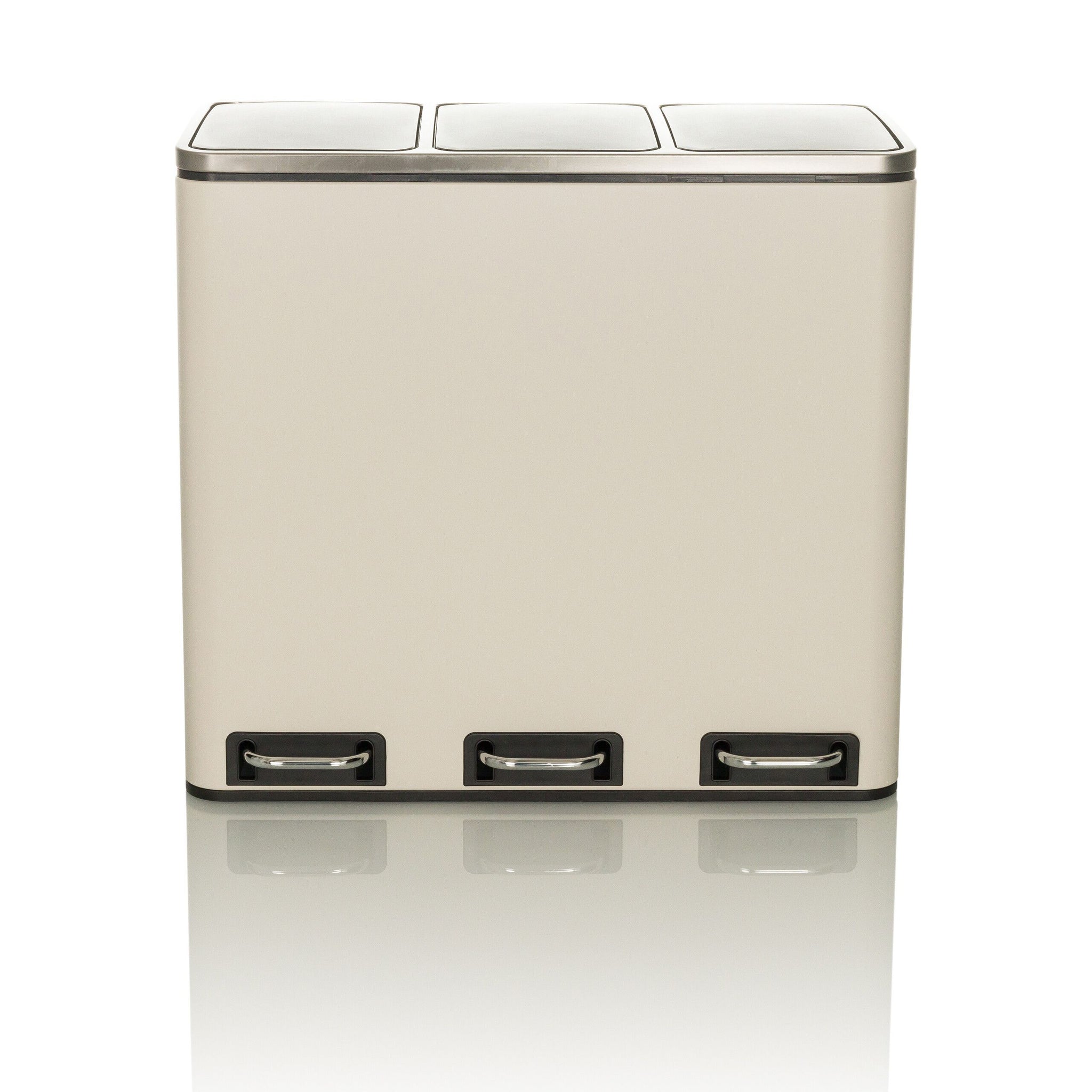 Atkritumu tvertne CLEAN PRO Beige, 3 x 18 L