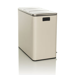 Atkritumu tvertne CLEAN PRO Beige, 3 x 18 L