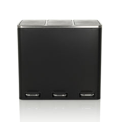 Atkritumu tvertne CLEAN PRO Black, 3 x 18 L