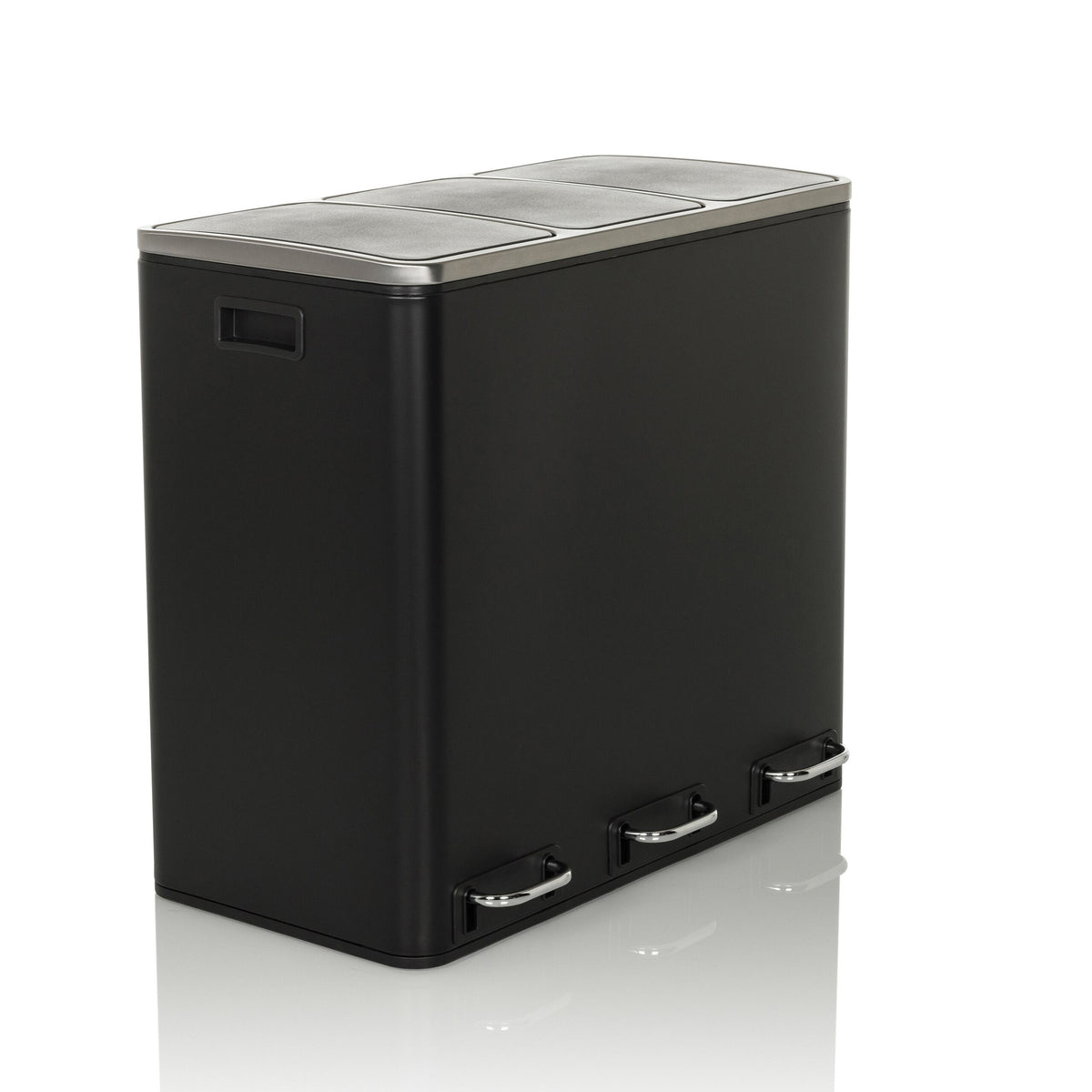 Atkritumu tvertne CLEAN PRO Black, 3 x 18 L