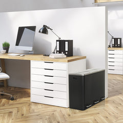 Atkritumu tvertne CLEAN PRO Black, 3 x 18 L