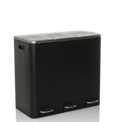 Atkritumu tvertne CLEAN PRO Black, 3 x 18 L