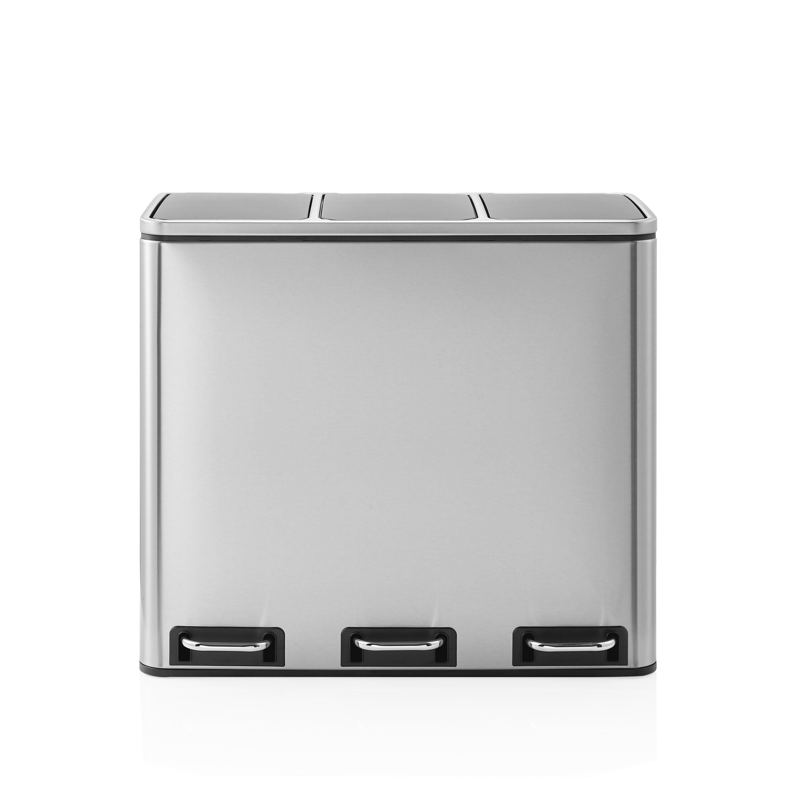 Atkritumu tvertne CLEAN PRO Silver 3 x 18 L