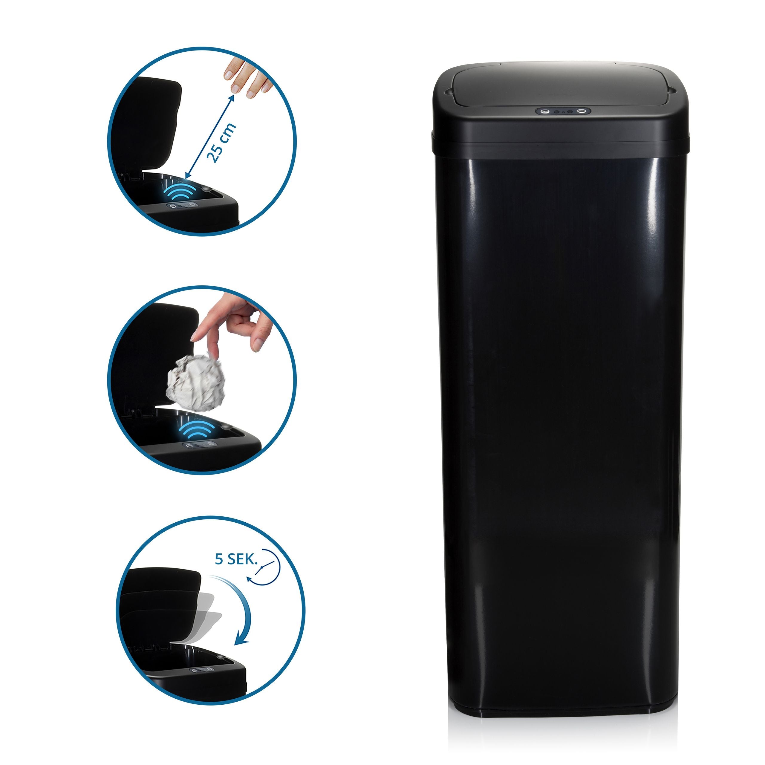 Atkritumu tvertne CLEAN SENSOR PRO, 50L