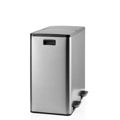 Atkritumu tvertne CLEAN Stainless 2 x 30 L