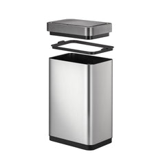 Atkritumu tvertne MIRAGE 80 L, nerūsējošais tērauds, ar sensoru