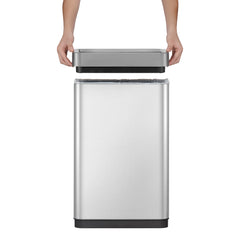 Atkritumu tvertne MIRAGE 80 L, nerūsējošais tērauds, ar sensoru