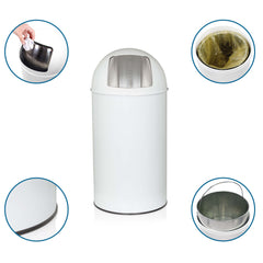 Atkritumu tvertne PUSH White 50 L