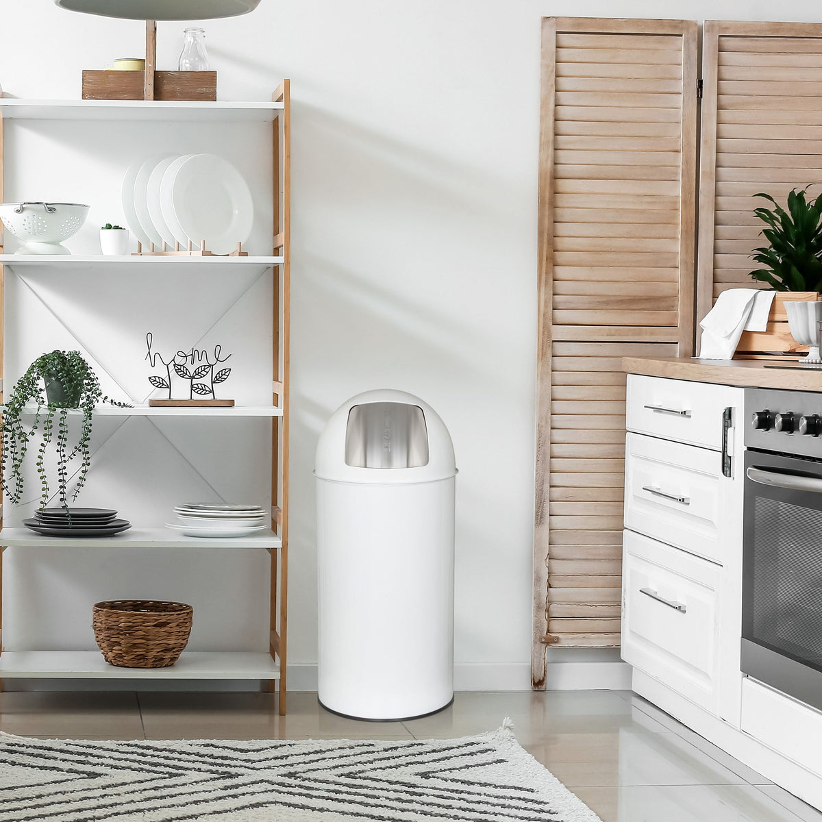 Atkritumu tvertne PUSH White 50 L
