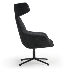 Atpūtas krēsls Calyon High, melns