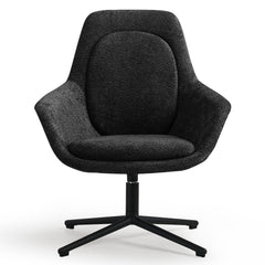 Atpūtas krēsls Calyon Low, melns