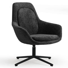 Atpūtas krēsls Calyon Low, melns