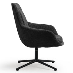 Atpūtas krēsls Calyon Low, melns