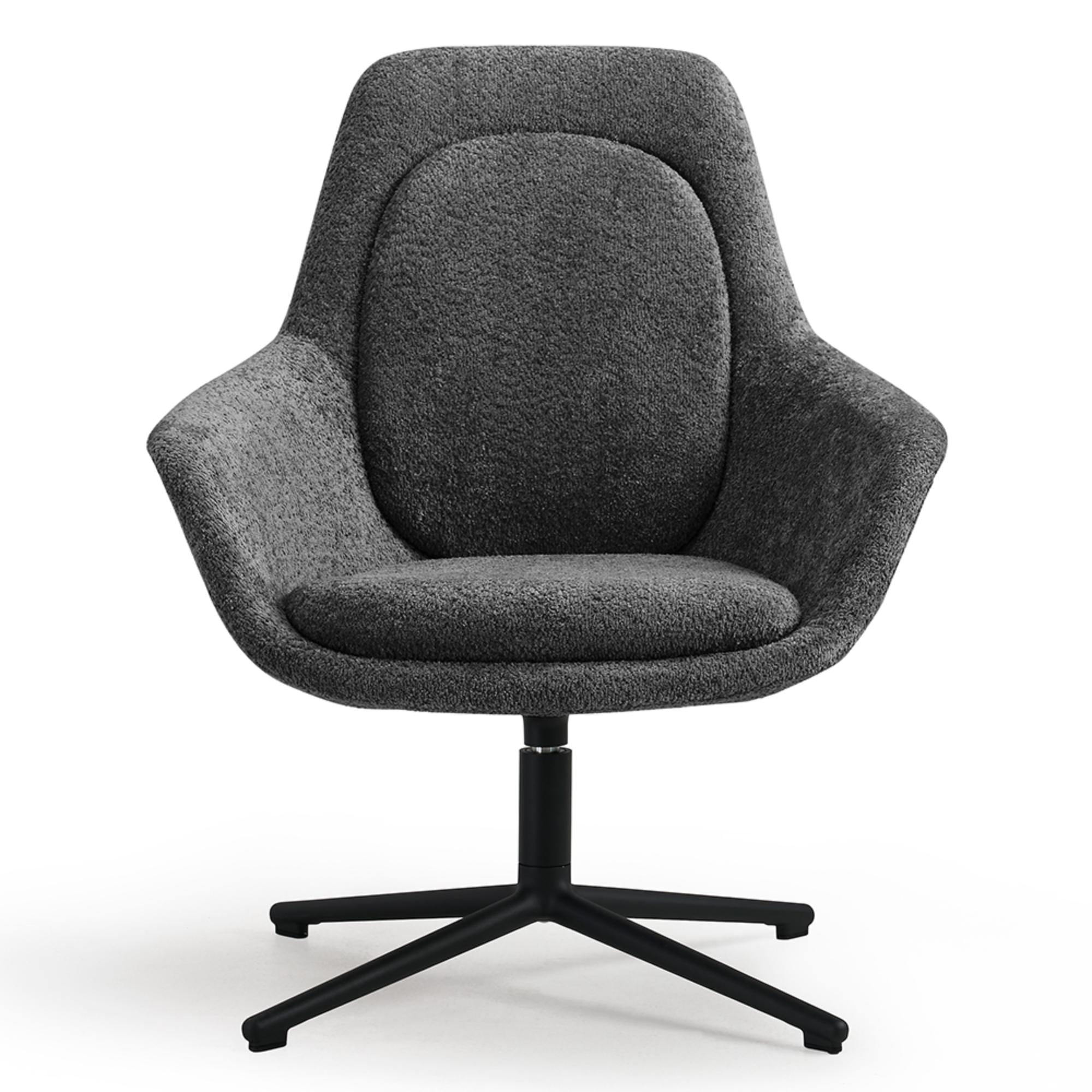 Atpūtas krēsls Calyon Low, pelēks