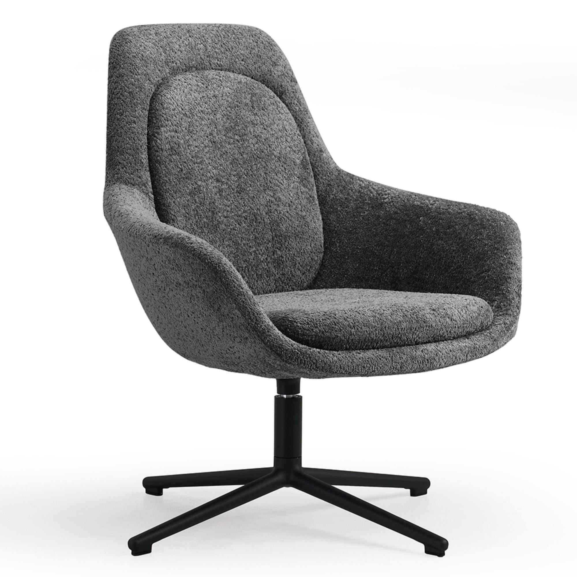 Atpūtas krēsls Calyon Low, pelēks