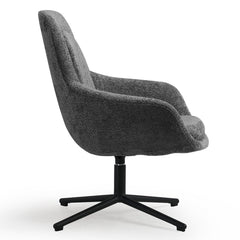 Atpūtas krēsls Calyon Low, pelēks