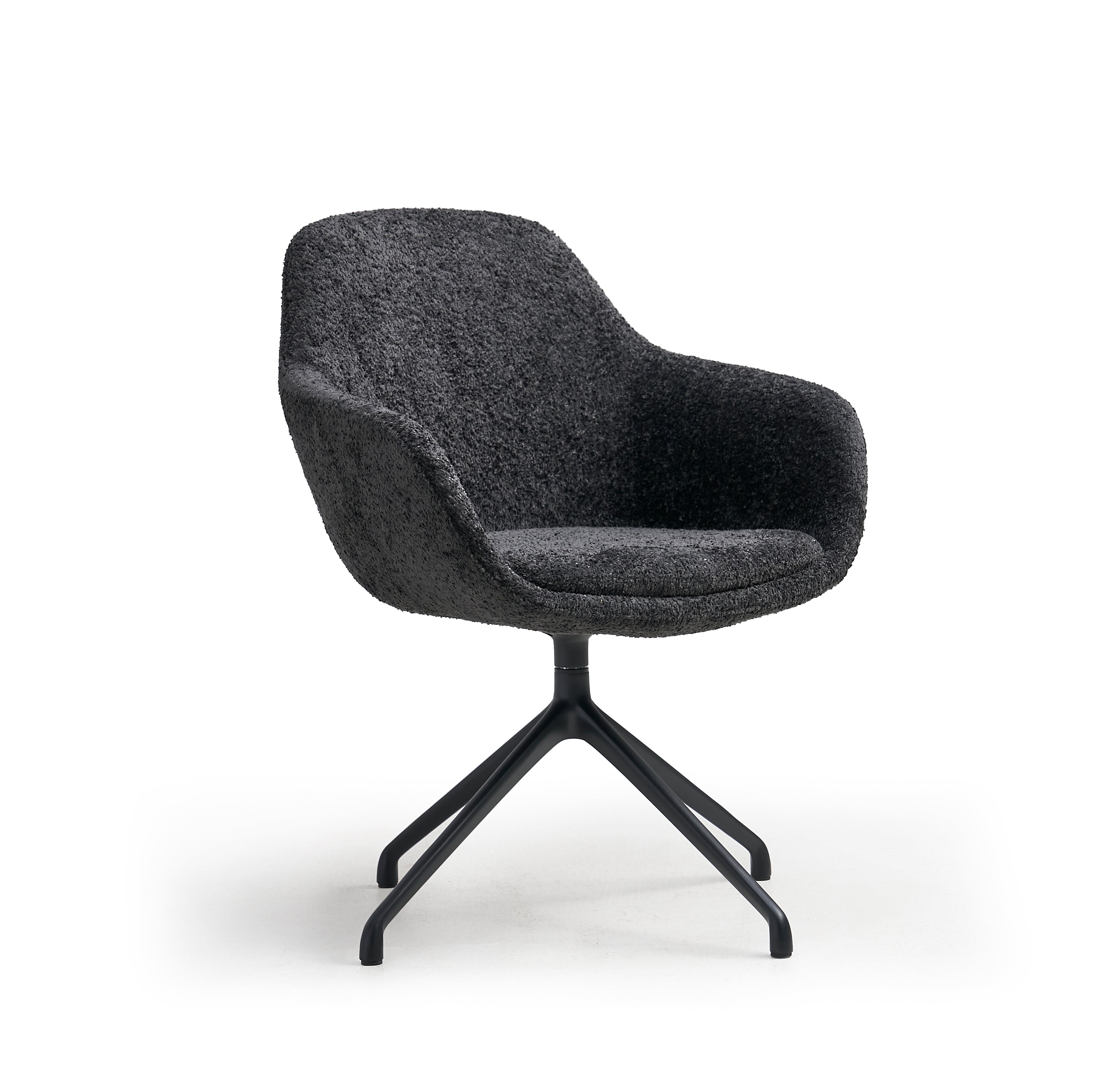 Atpūtas krēsls Linoa, melns